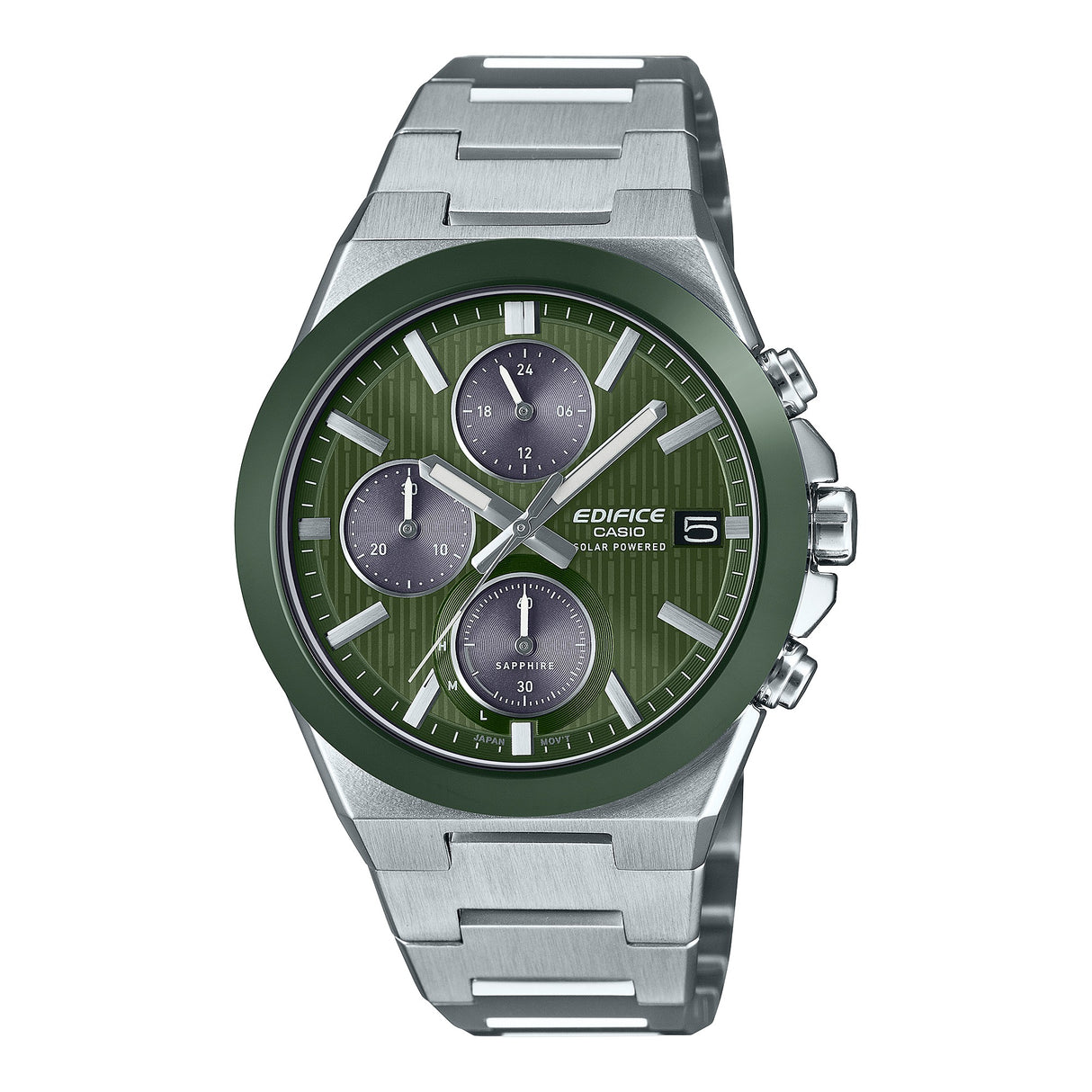 EFS-S650D-3A Reloj Edifice de hombre banda de metal cristal zafiro