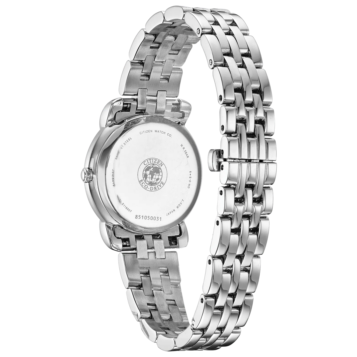 EM0690-50D Citizen Jolie de dama correa de metal Eco-drive