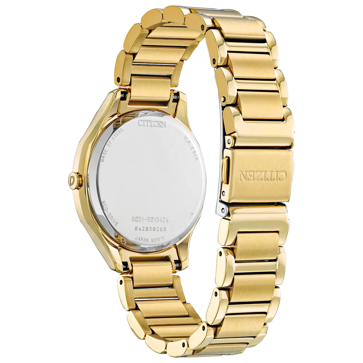 EM0752-54P Reloj Citizen Weekender de dama banda de metal Eco-drive