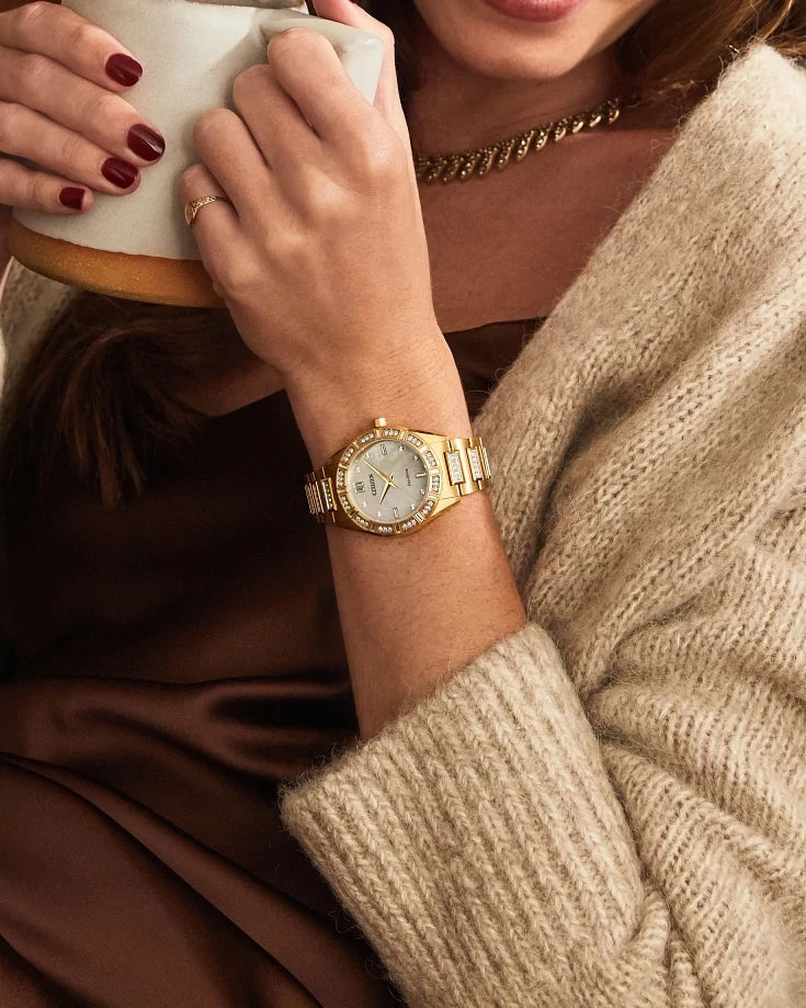 EM1022-51D Reloj Citizen Silhouette Eco-drive de mujer correa de metal 34 mm