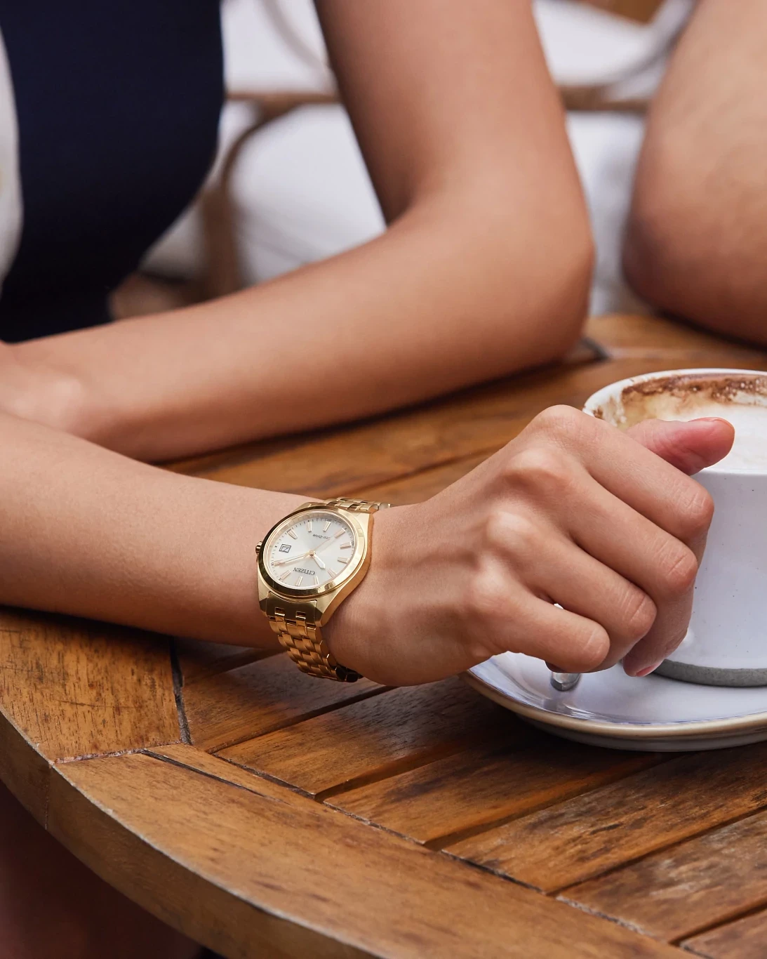 EO1222-50P Reloj Citizen Peyten de dama pulsera de metal 33 mm Eco-drive