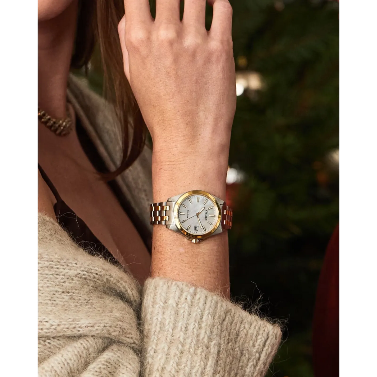 EO1224-54D Reloj Citizen Peyten Eco-drive de dama banda de metal 33mm