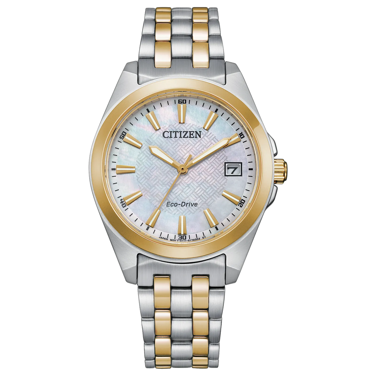 EO1224-54D Reloj Citizen Peyten Eco-drive de dama banda de metal 33mm