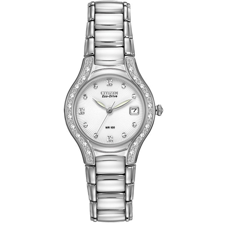 EW0970-51B Reloj Citizen Eco-Drive Silhouette de dama correa de metal