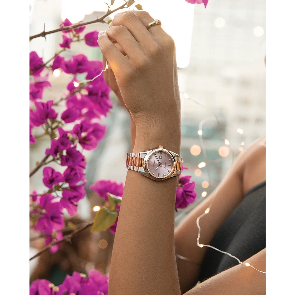 EW2706-58X Reloj Citizen Sport Luxury Eco-drive de mujer correa de acero inoxidable