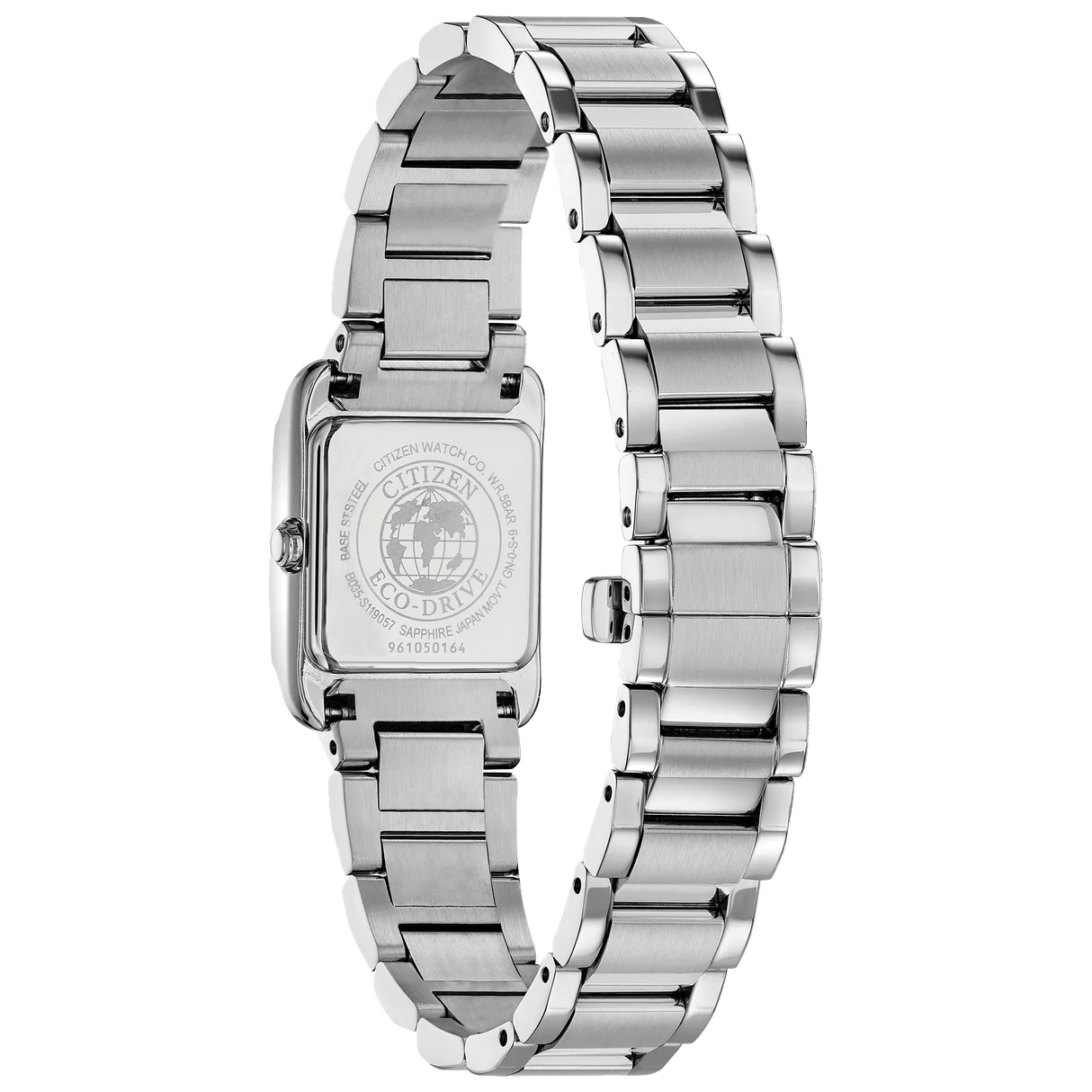 EW5551-56N Reloj Citizen L Blanca de mujer pulsera de metal 22 mm Eco-drive