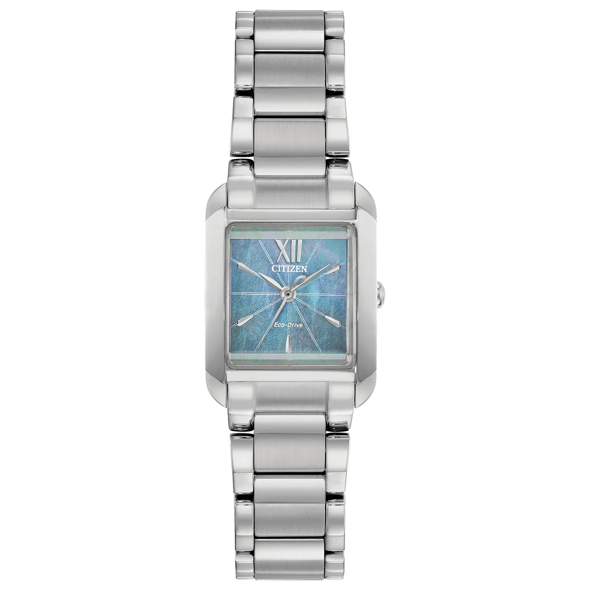 EW5551-56N Reloj Citizen L Blanca de mujer pulsera de metal 22 mm Eco-drive