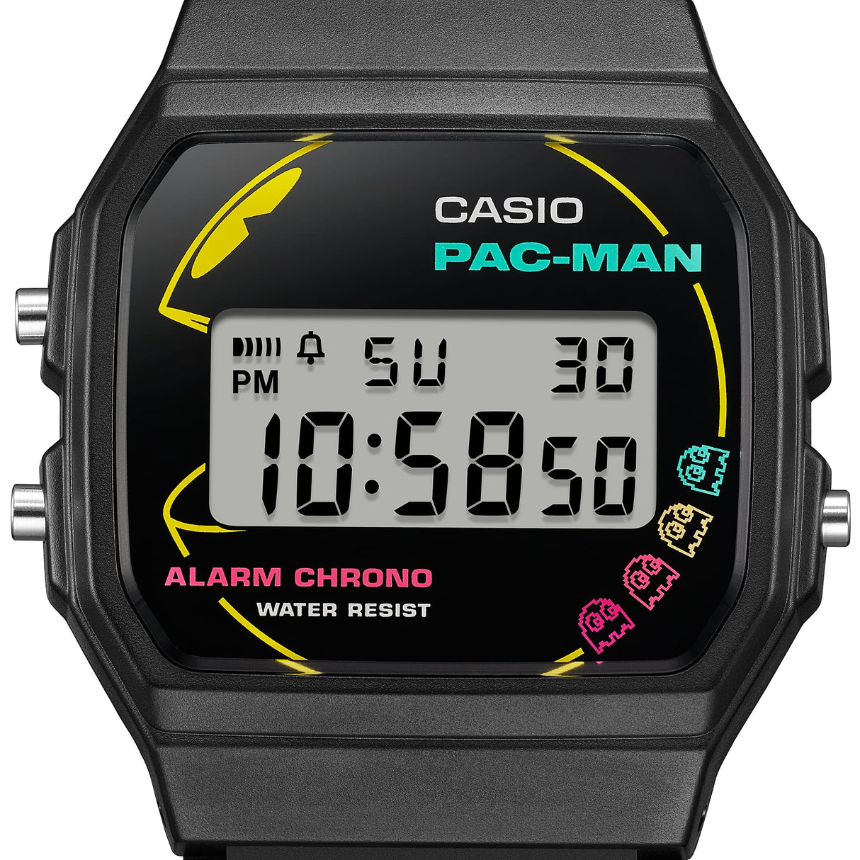 F-91WPC-1A Casio Pac-Man correa de resina unisex