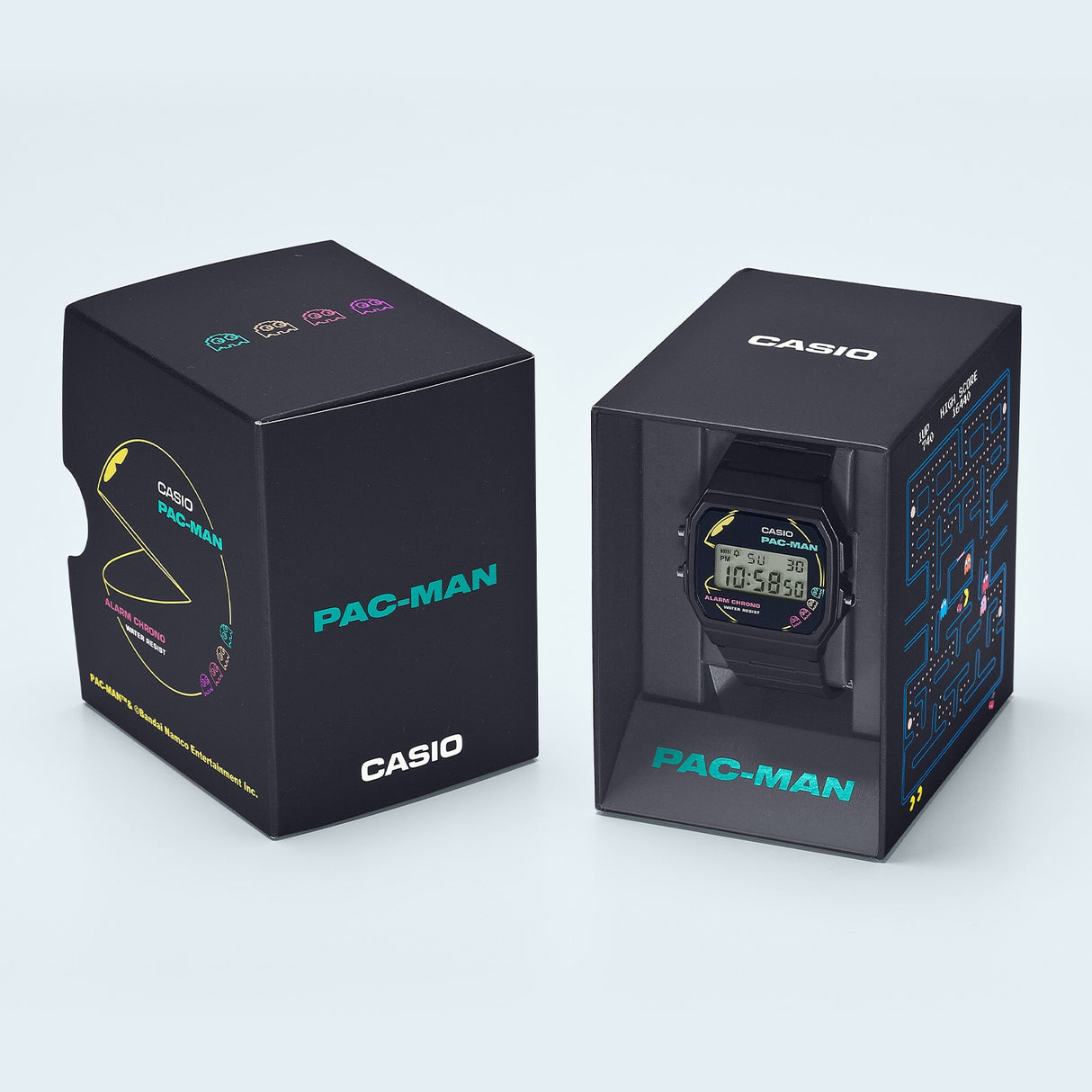 F-91WPC-1A Casio Pac-Man correa de resina unisex