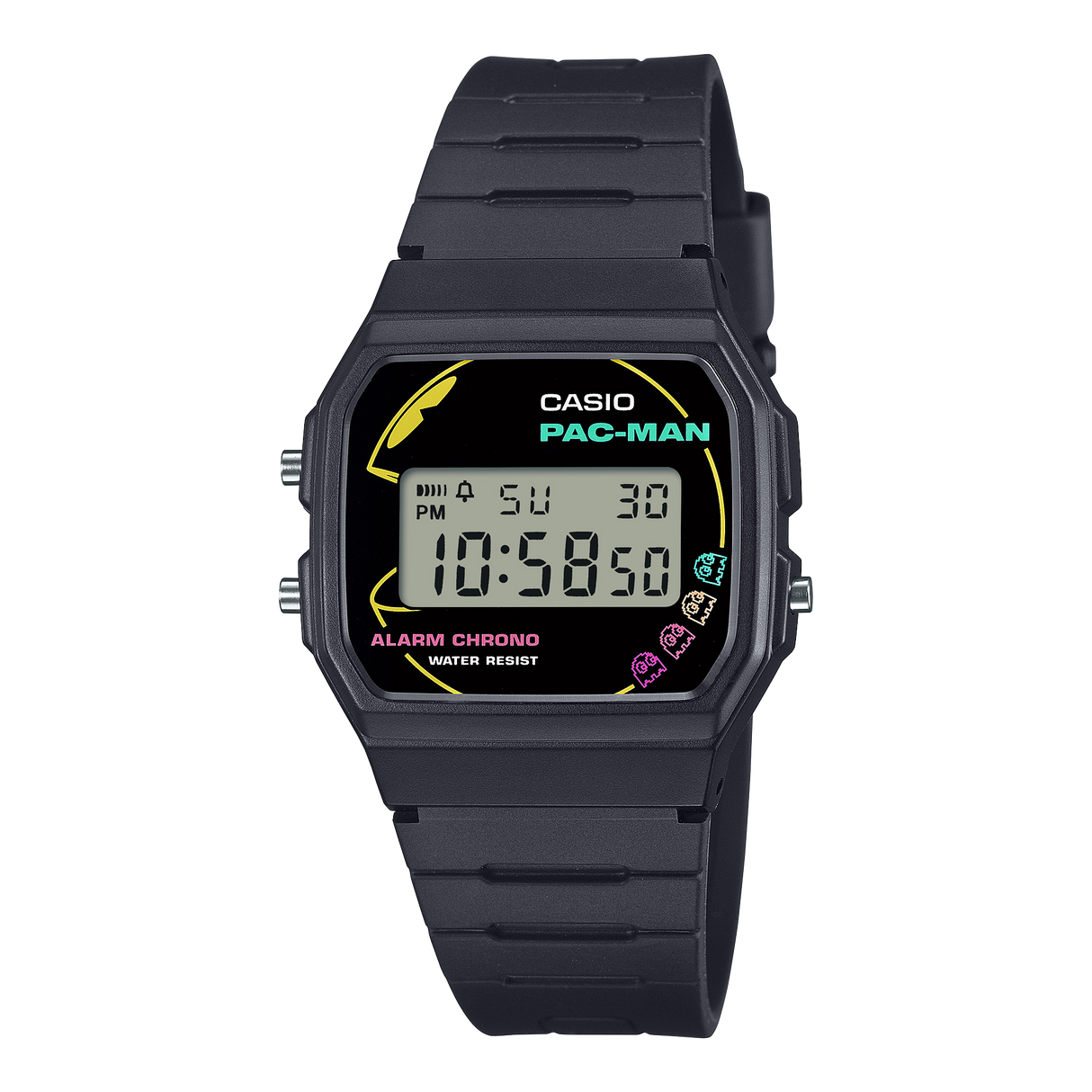 F-91WPC-1A Casio Pac-Man correa de resina unisex