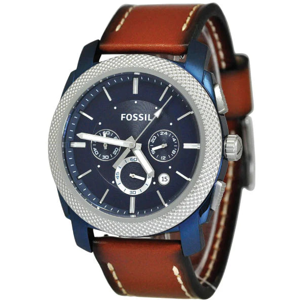 FS5232 Reloj Fossi Machine de hombre pulsera de cuero