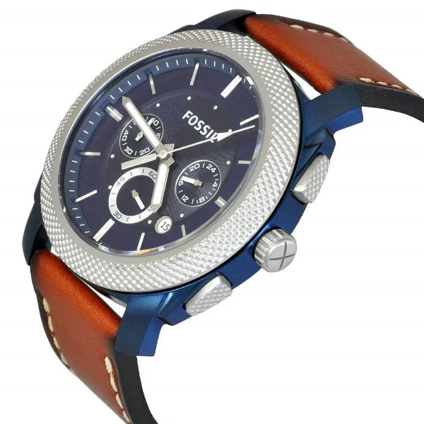 FS5232 Reloj Fossi Machine de hombre pulsera de cuero