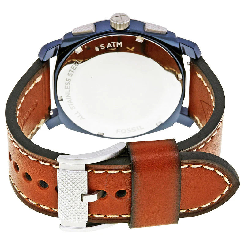FS5232 Reloj Fossi Machine de hombre pulsera de cuero