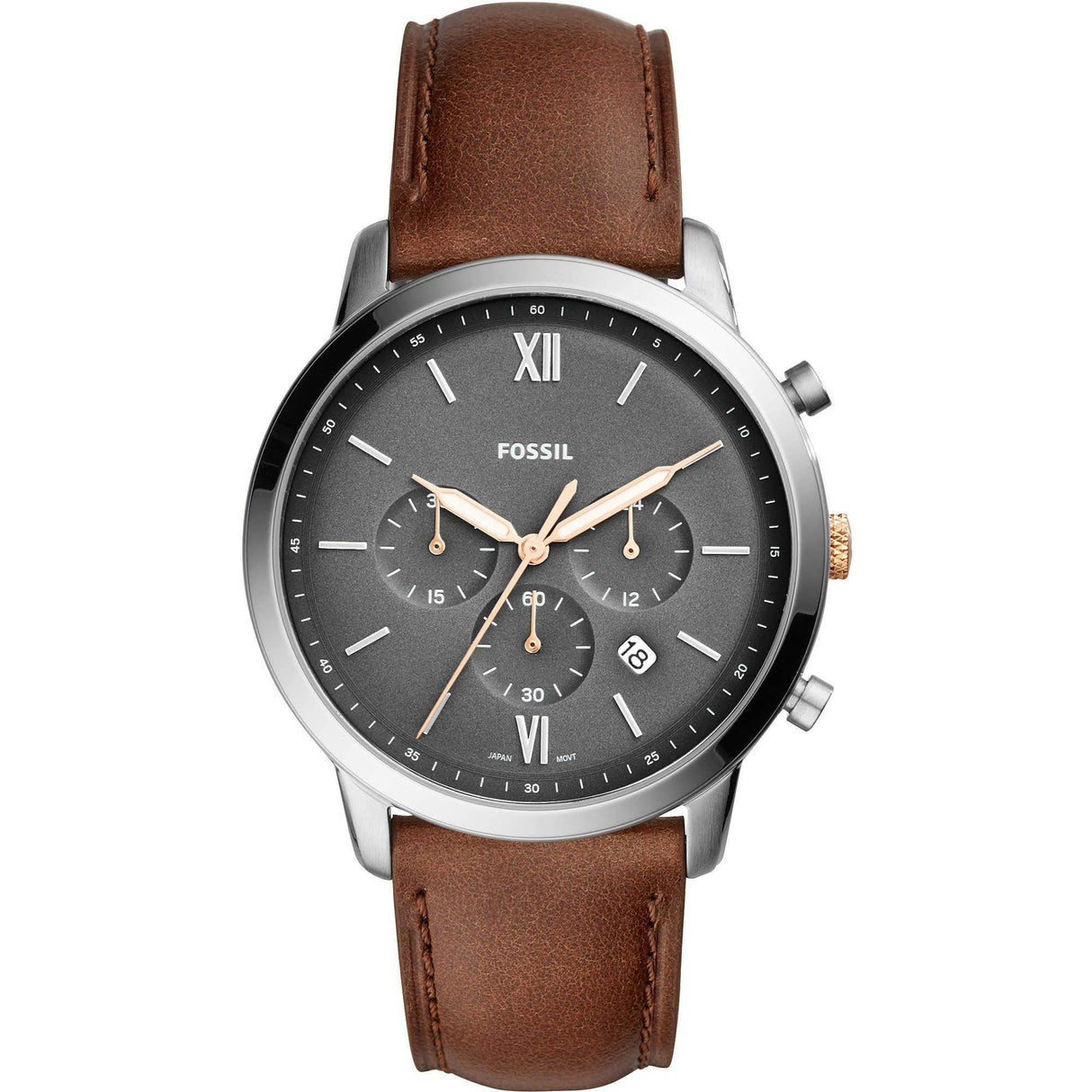 FS5408 Reloj Fossil Neutra de caballero correa de cuero