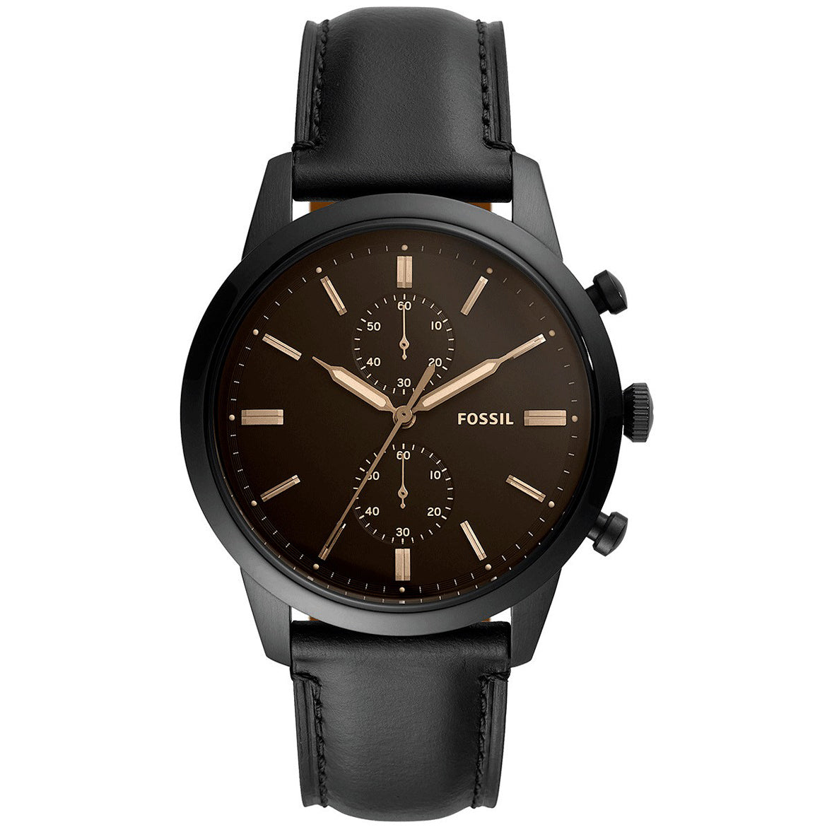 FS5585 Reloj Fossil Townsman de hombre correa de cuero 44mm