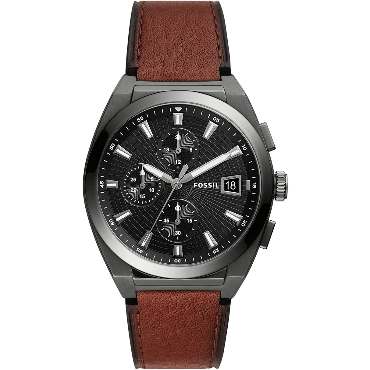 FS5799 Reloj Fossil Everett de hombre banda de piel 42 mm