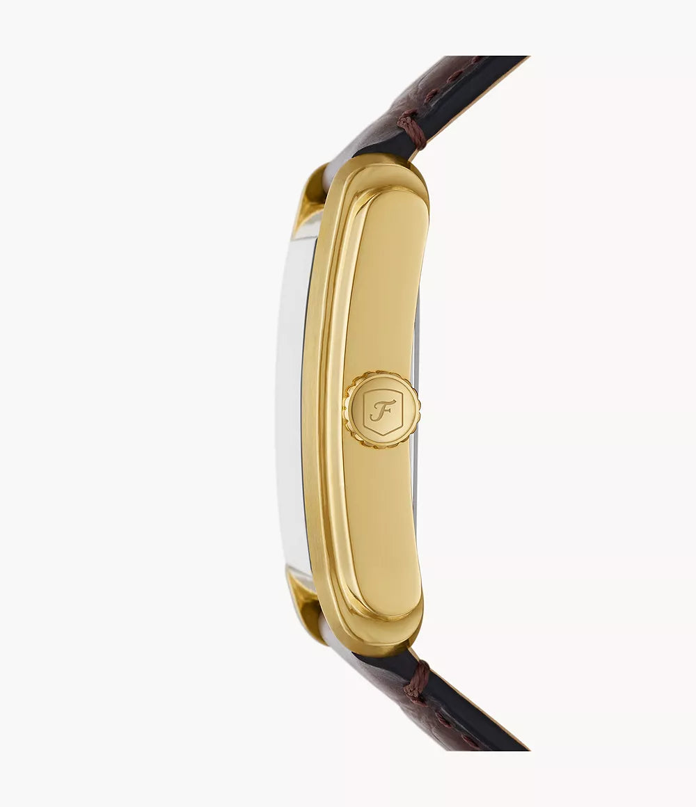 FS6011 Reloj Fossil Carraway de hombre pulsera de cuero 30 mm