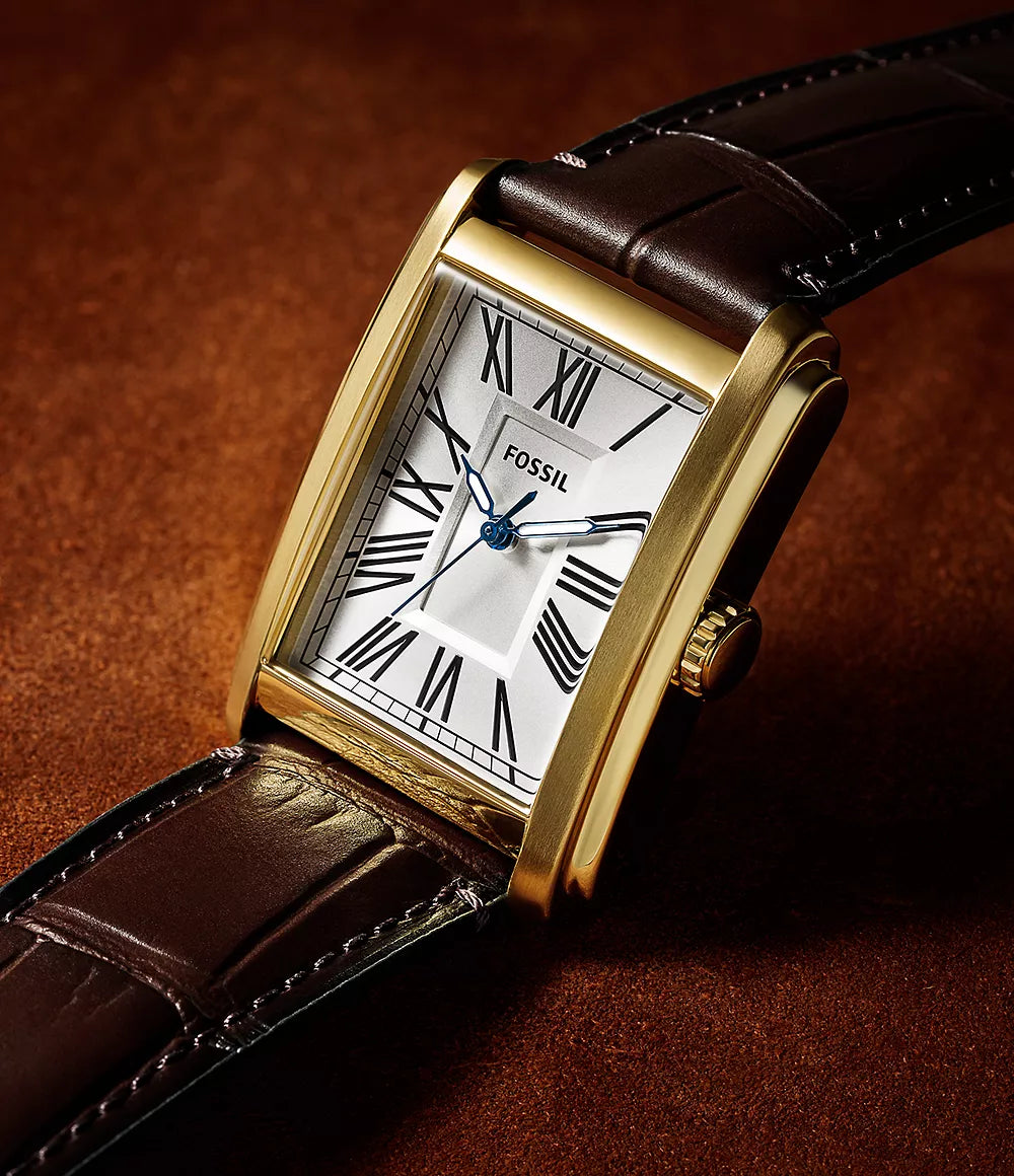 FS6011 Reloj Fossil Carraway de hombre pulsera de cuero 30 mm