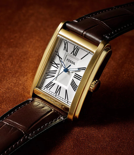 FS6011 Reloj Fossil Carraway de hombre pulsera de cuero 30 mm