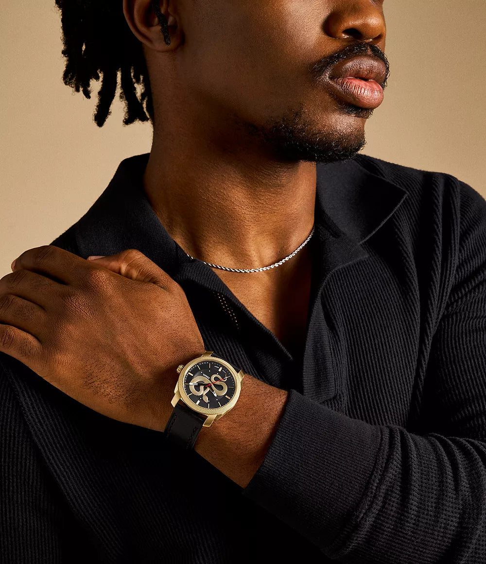 FS6082 Reloj Fossil Machine de hombre pulsera de piel 42 mm