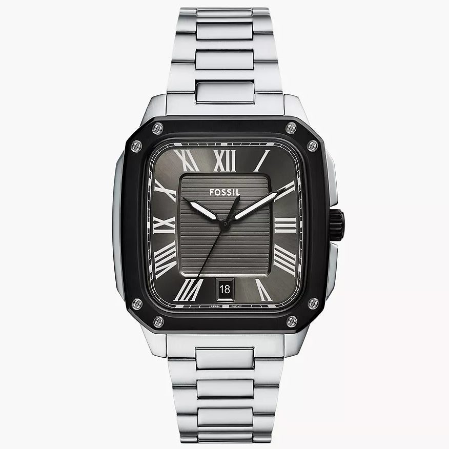 FS6122 Reloj Fossil Crosby de hombre banda de metal 42mm