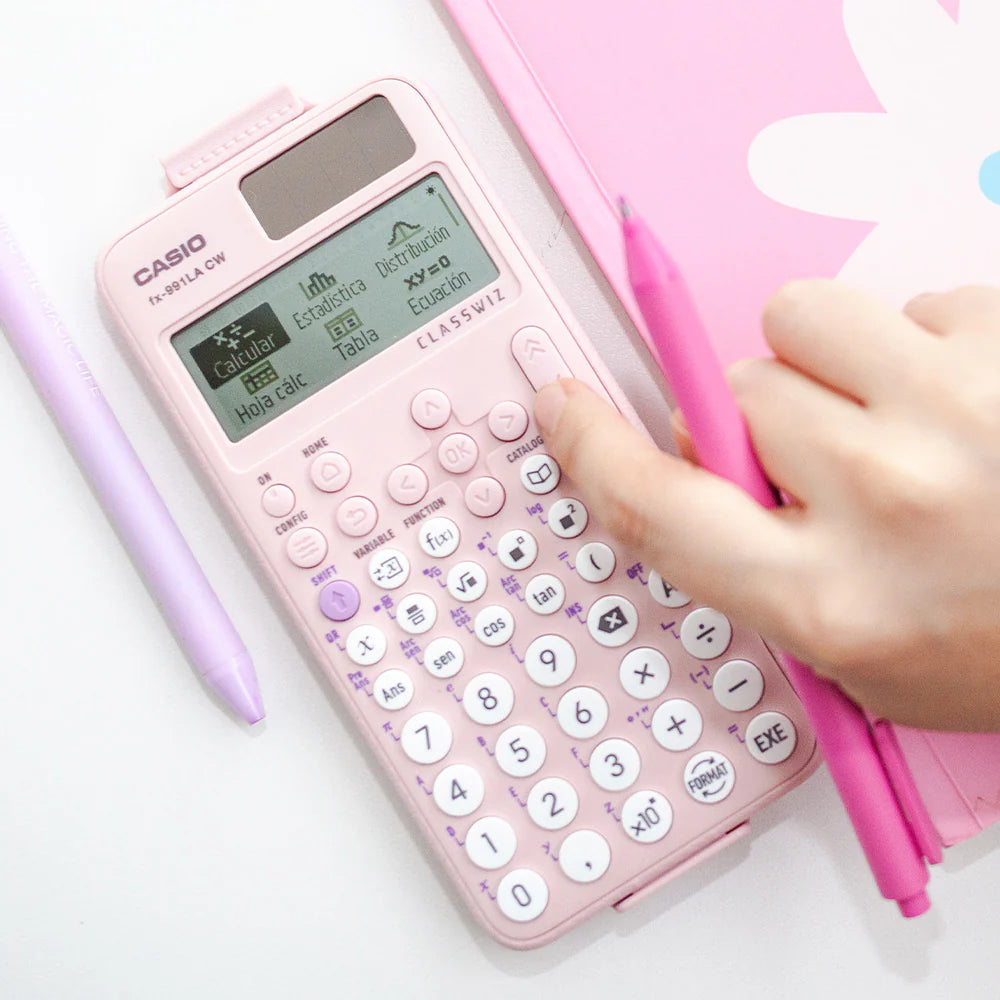 FX-991LACW-PK Calculadora científica Casio color rosado