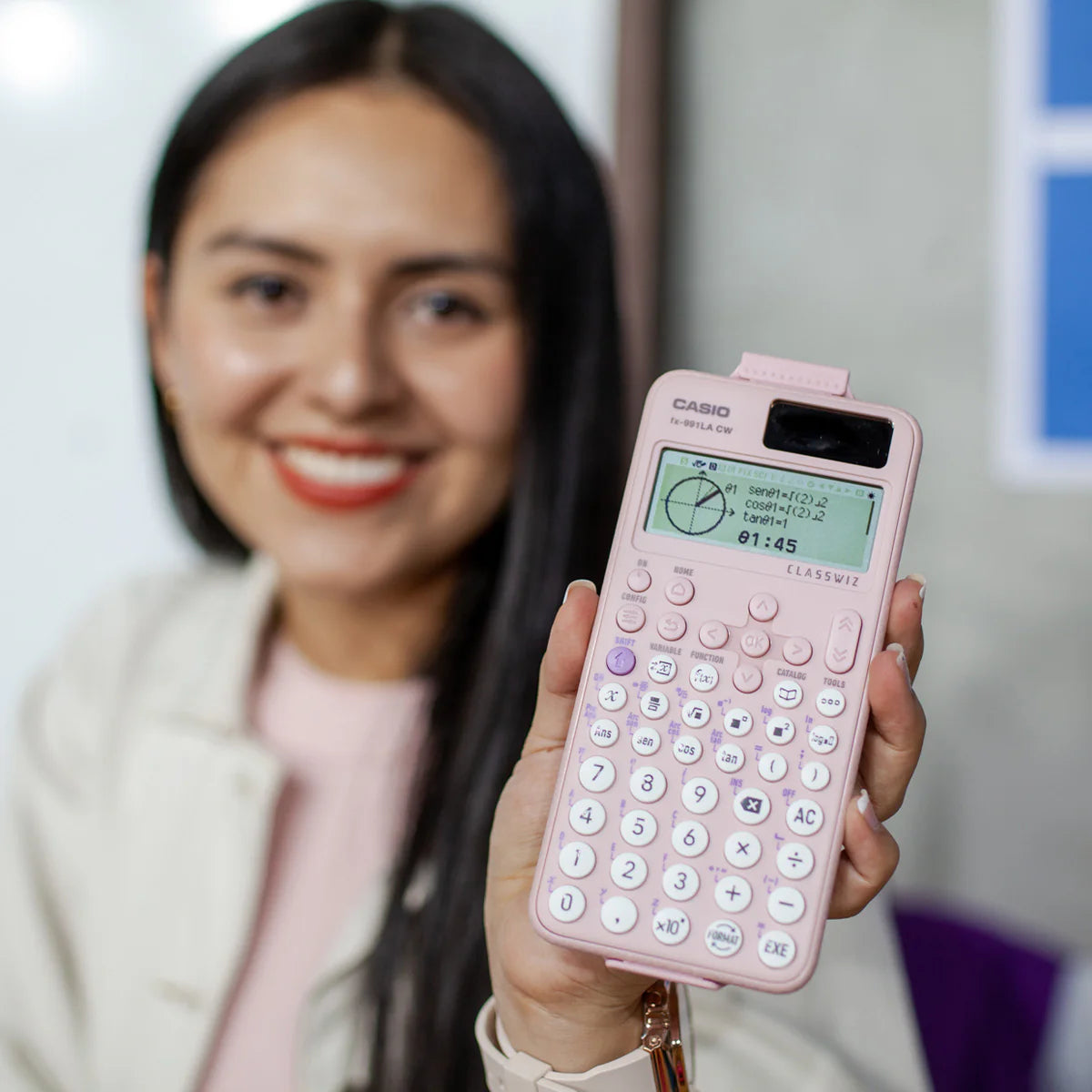 FX-991LACW-PK Calculadora científica Casio color rosado