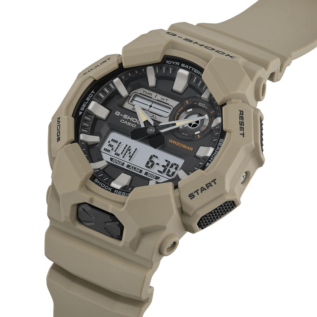 GA-010-5A G-Shock reloj sport para caballero pulsera de caucho