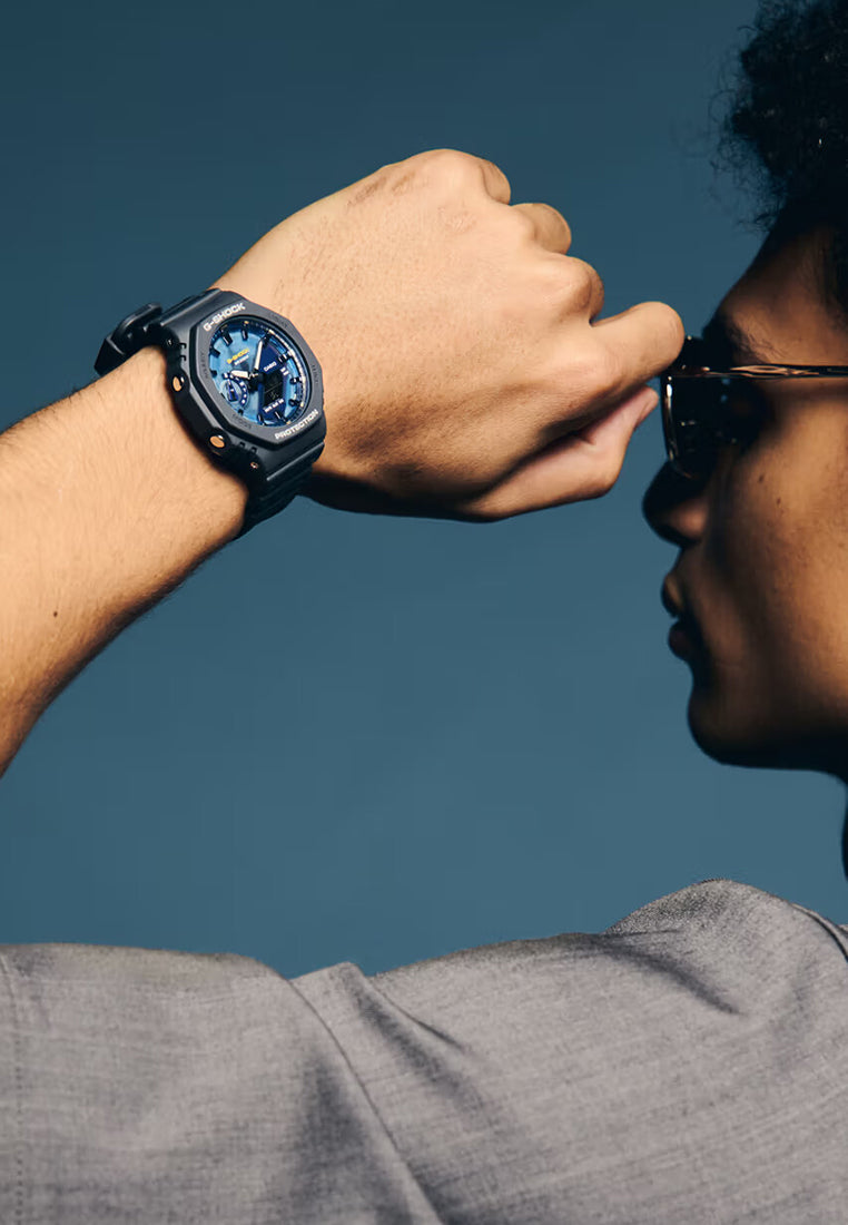 GA-2100AS-2A Reloj G-Shock de hombre pulsera de caucho