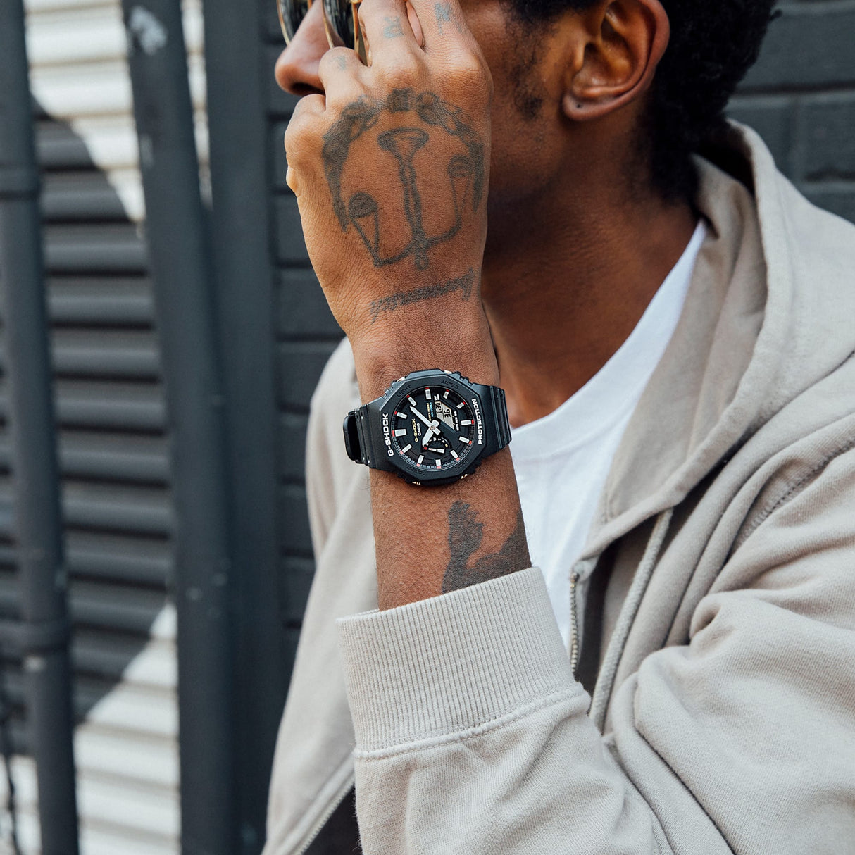 GA-2100RL-1A Reloj de caballero G-Shock pulsera de resina