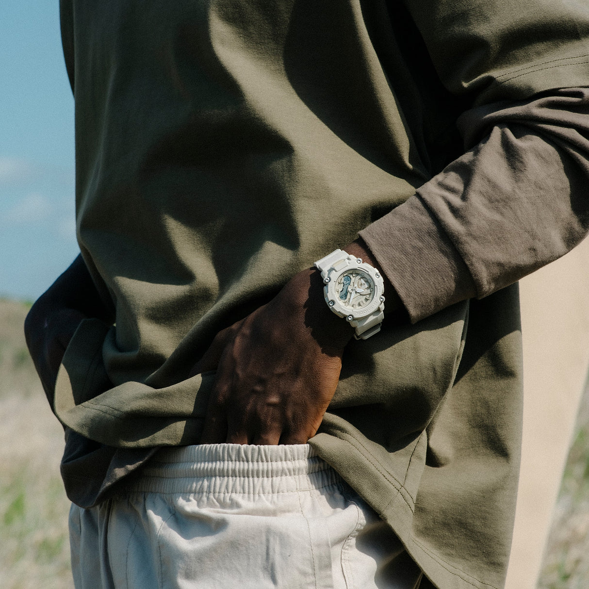 GA-2200NC-7A Reloj G-Shock de hombre banda de resina