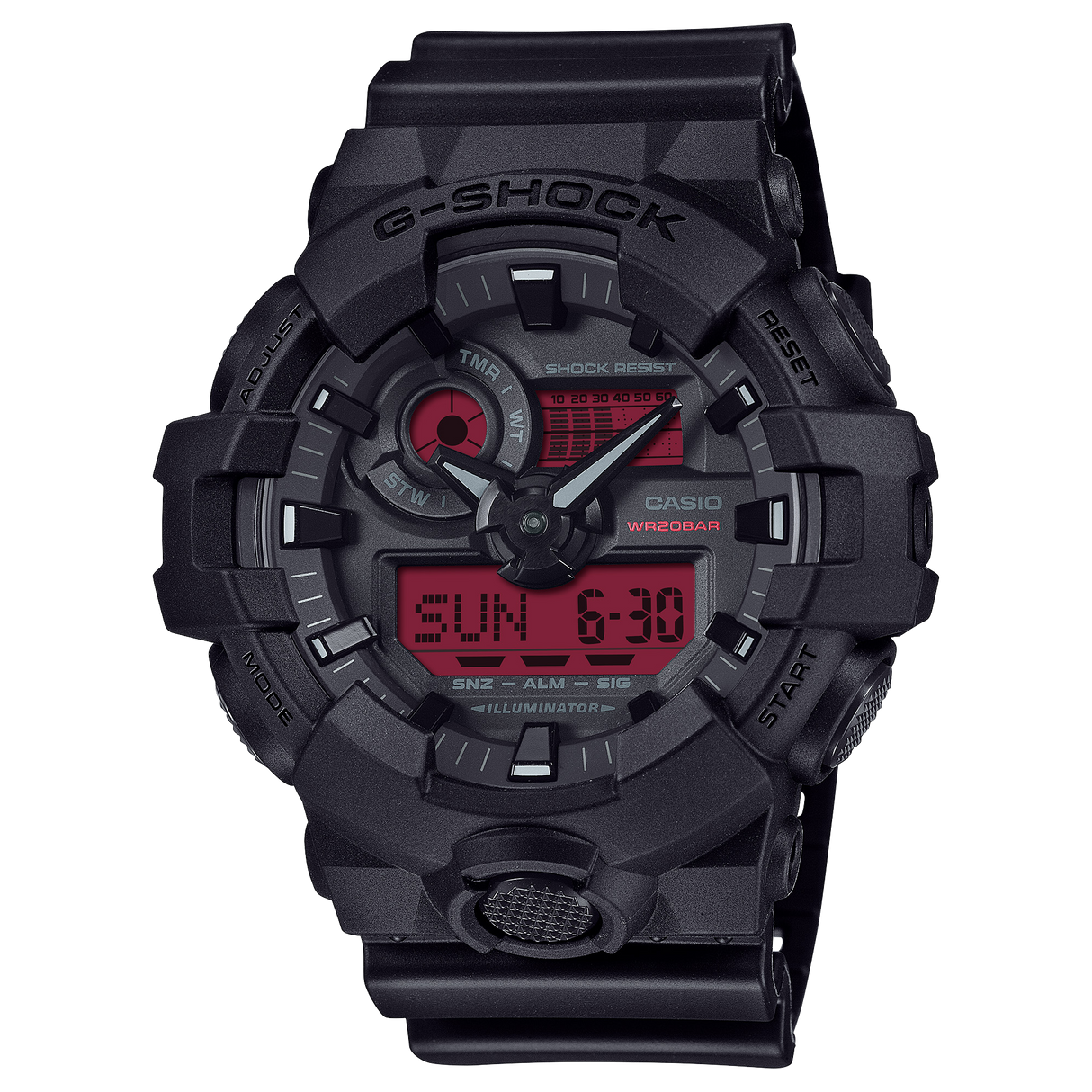 GA-700BBR-1A Reloj G-Shock de hombre pulsera de resina