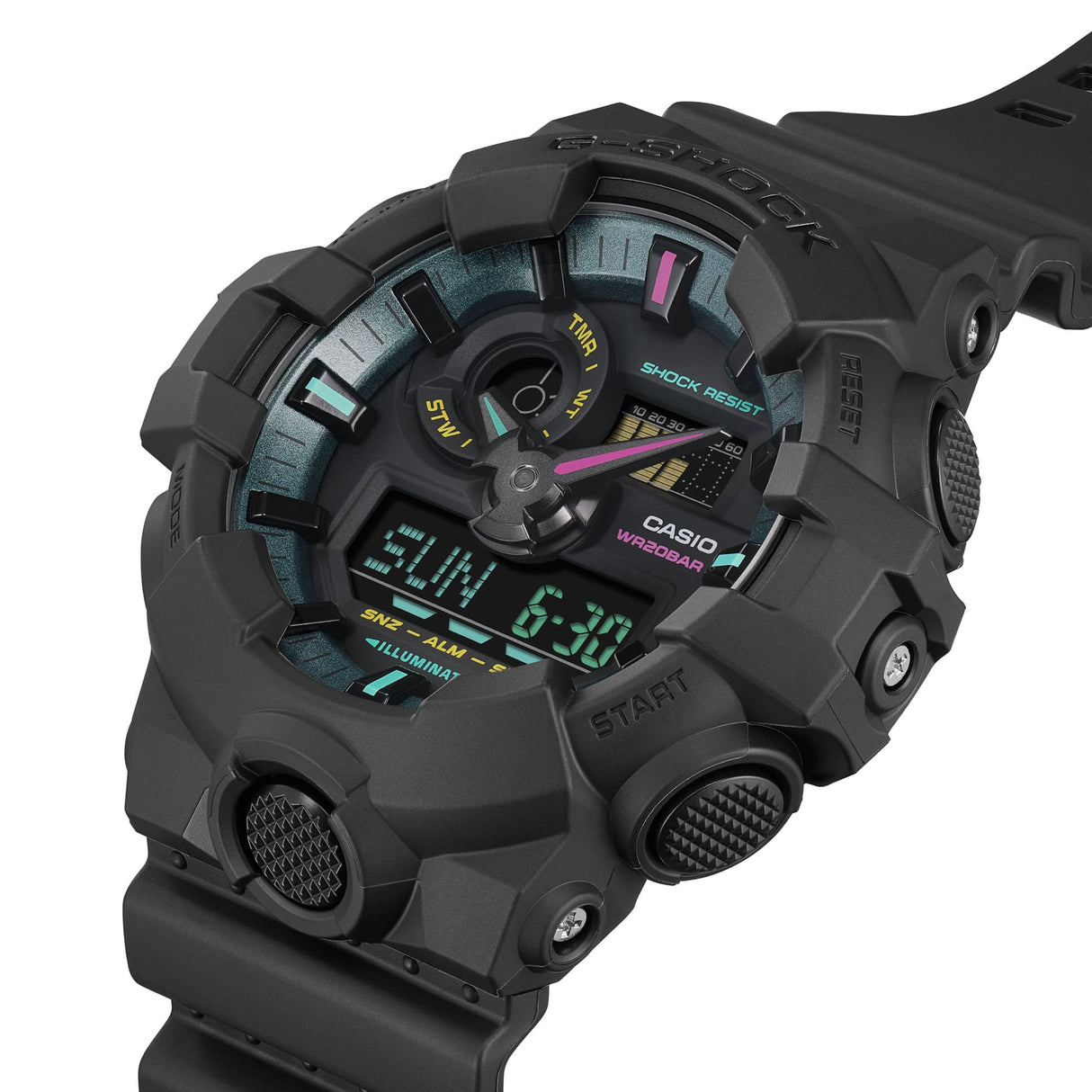 GA-700MF-1A G-Shock reloj para caballero pulsera de caucho