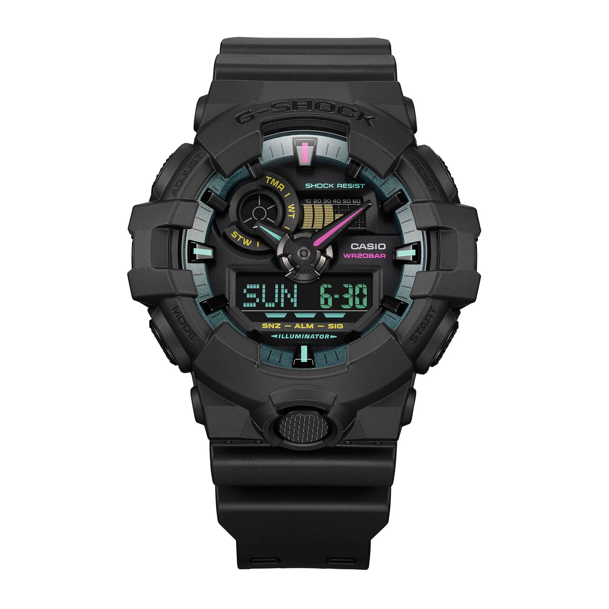 GA-700MF-1A G-Shock reloj para caballero pulsera de caucho