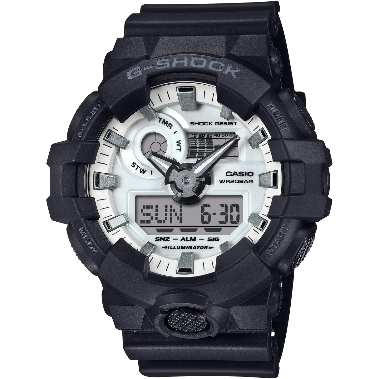 GA-700WD-1A G-Shock reloj para caballero pulsera de caucho