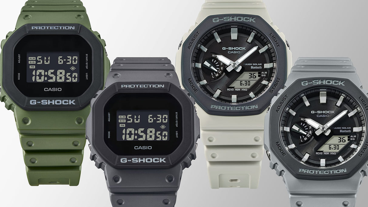 GA-B2100LUU-5A G-Shock reloj para caballero pulsera de caucho con bluetooth