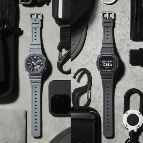 GA-B2100LUU-8A G-Shock reloj para caballero pulsera de caucho con bluetooth