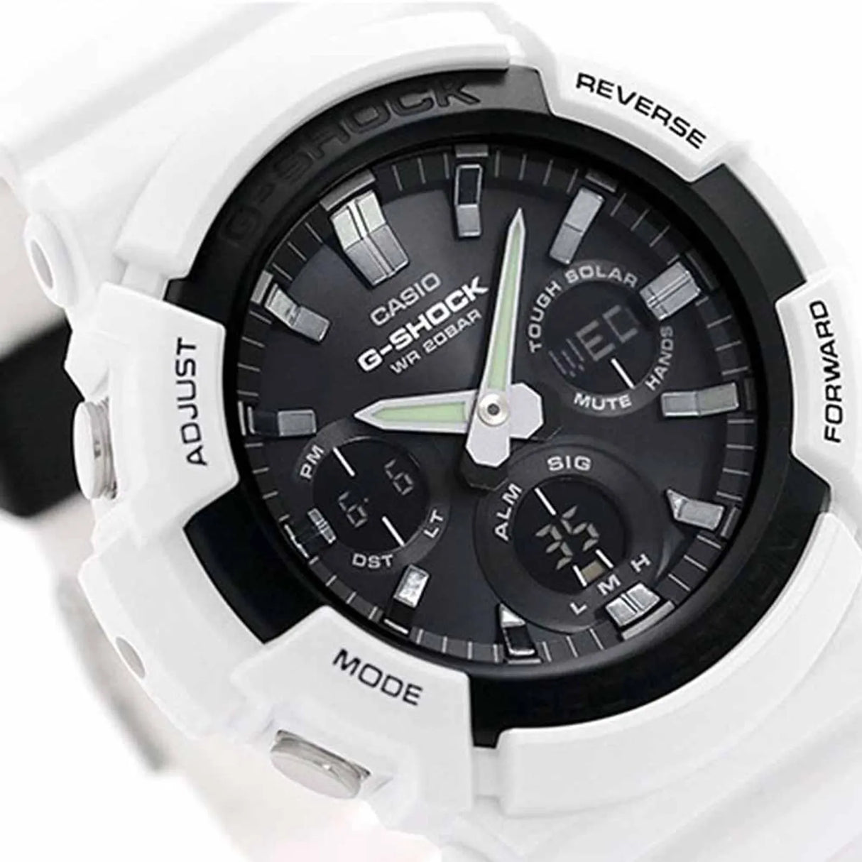 GAS-100B-7ACF Reloj G-Shock de hombre correa de caucho 42 mm