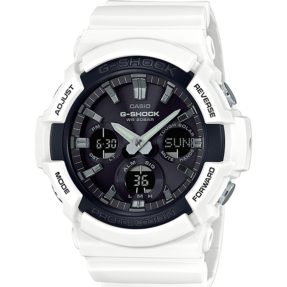 GAS-100B-7ACF Reloj G-Shock de hombre correa de caucho 42 mm