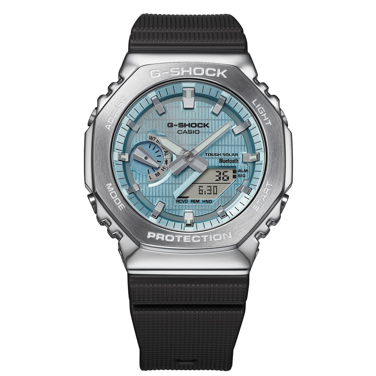 GBM-2100A-1A2 Reloj G-Shock Tough Solar de hombre pulsera de resina bluetooth