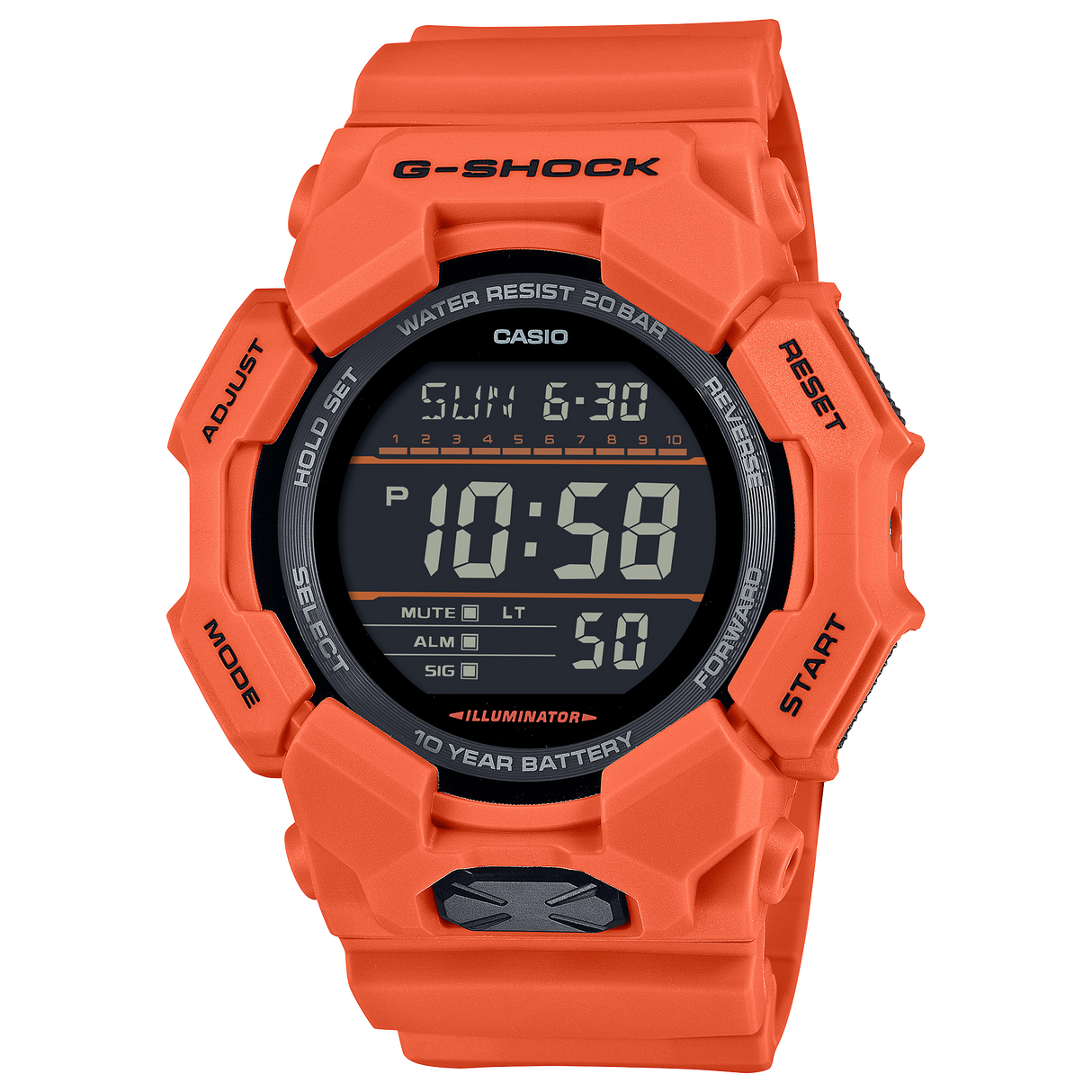 GD-010-4 Reloj G-Shock de caballero pulsera de resina
