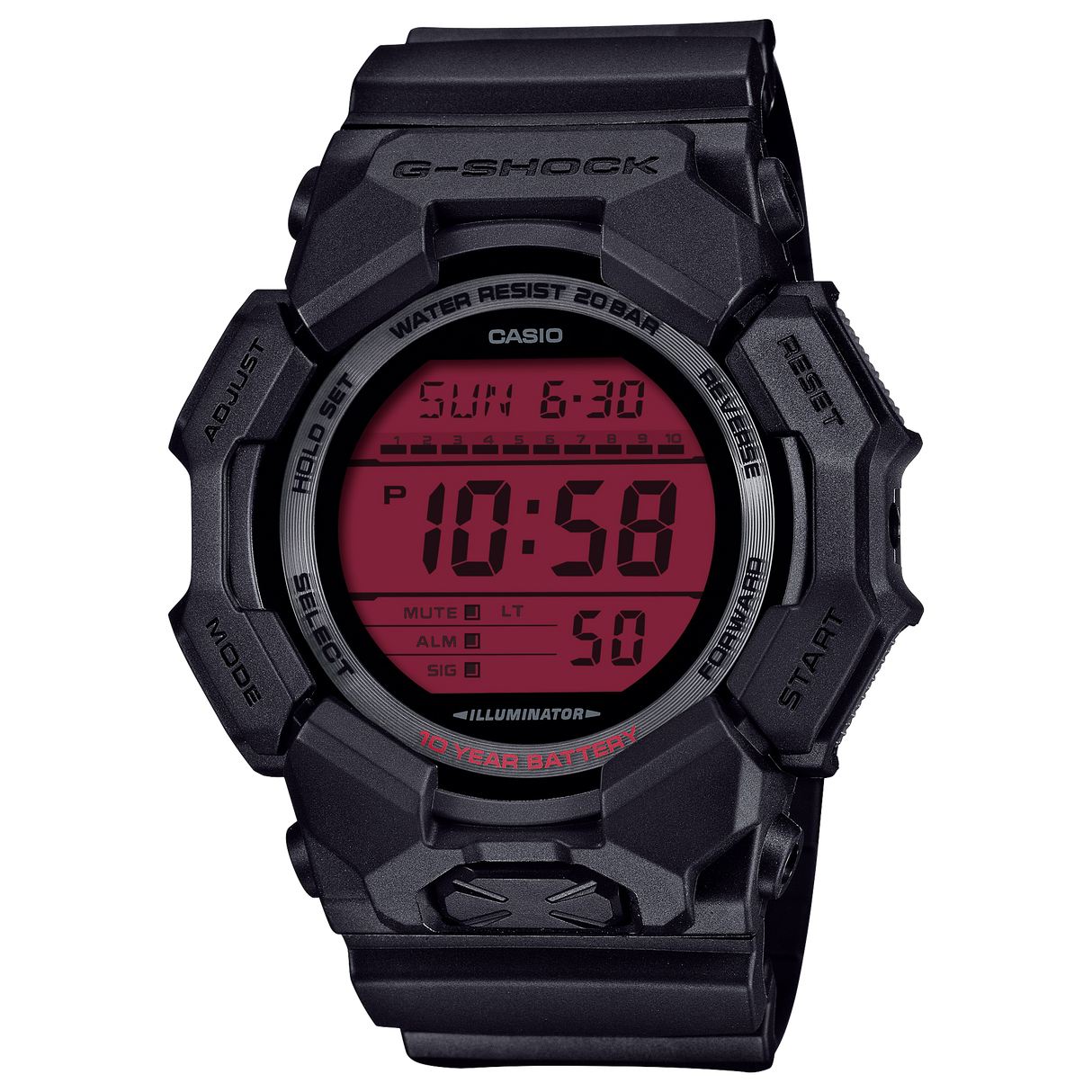 GD-010BBR-1 Reloj G-Shock de hombre pulsera de resina