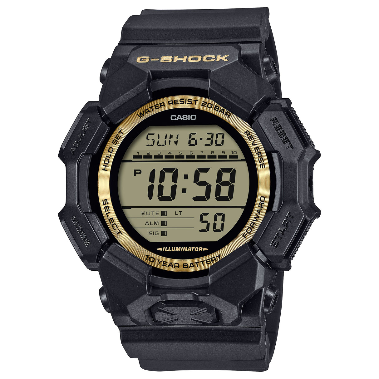 GD-010GB-1A9 Reloj G-Shock de hombre pulsera de resina