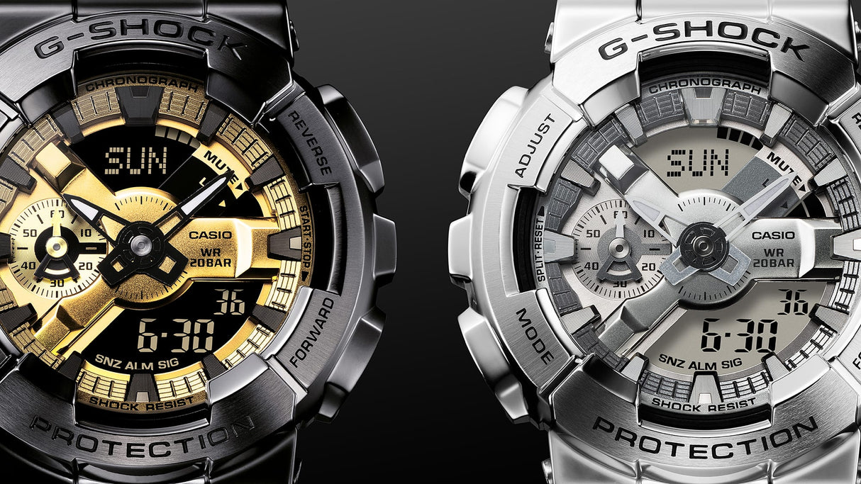 GM-110D-8A Reloj G-Shock de hombre pulsera de metal