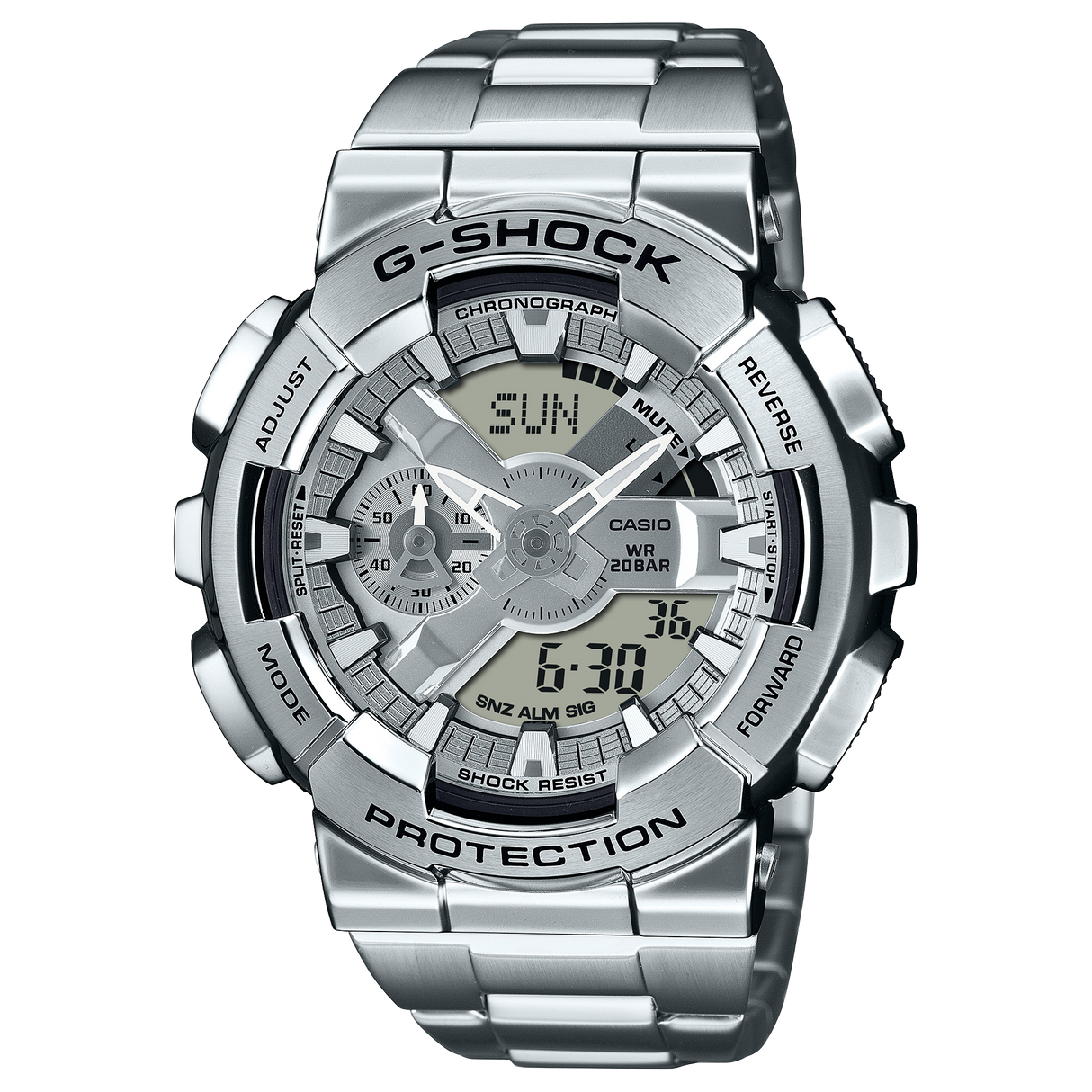 GM-110D-8A Reloj G-Shock de hombre pulsera de metal
