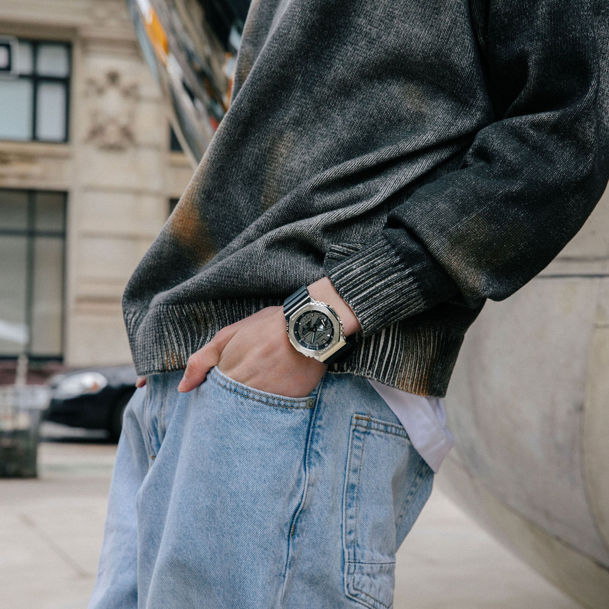 GM-2100-1A Reloj D-Shock de caballero pulsera de resina