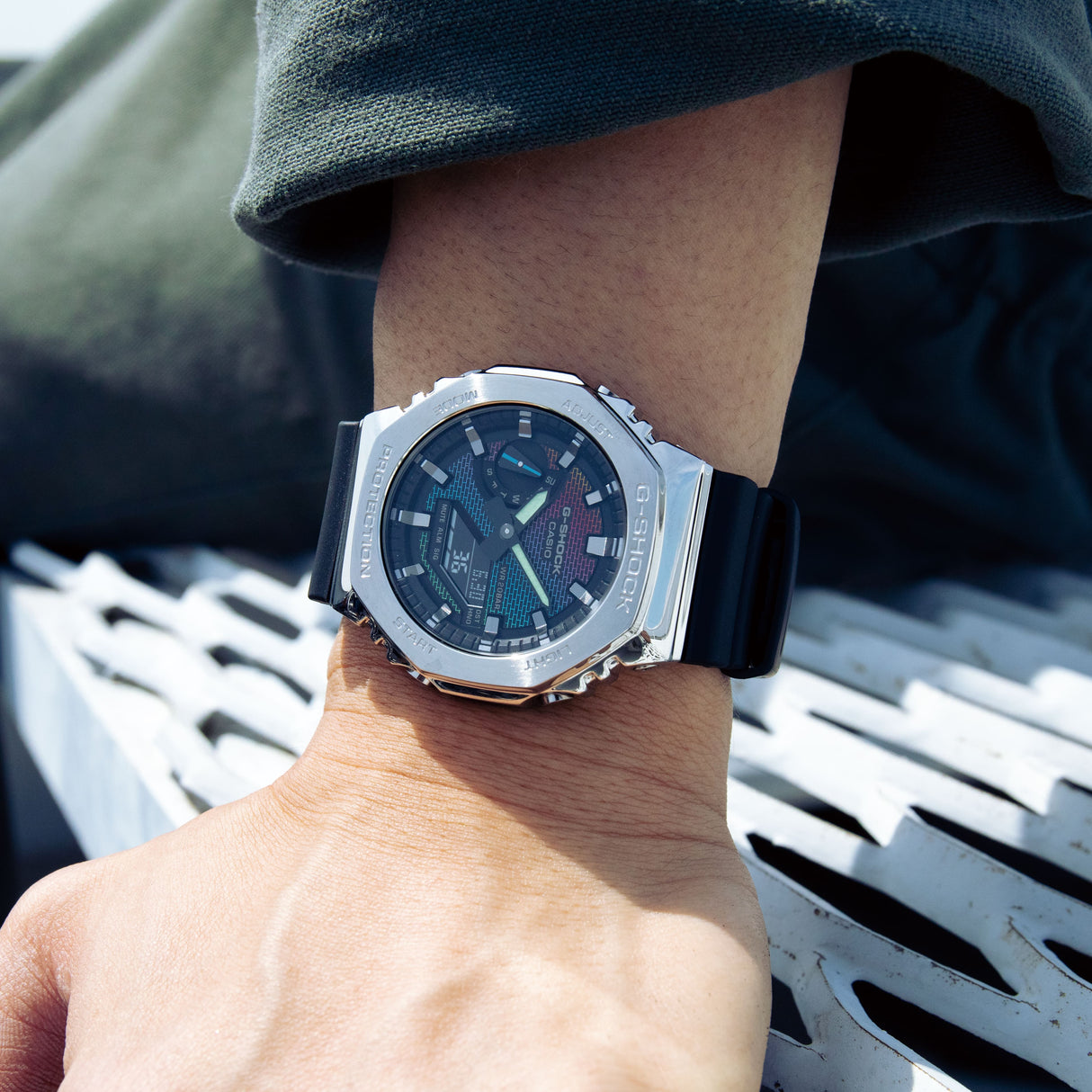 GM-2100RW-1A Reloj G-Shock de hombre pulsera de resina