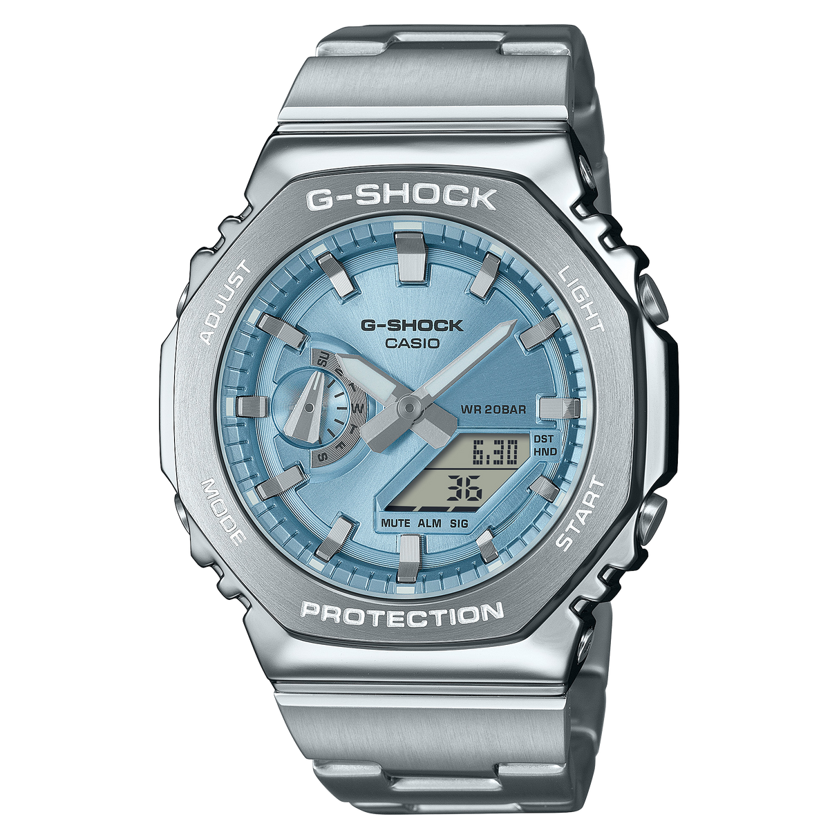 GM-2110D-2A Reloj G-Shock de hombre correa de metal