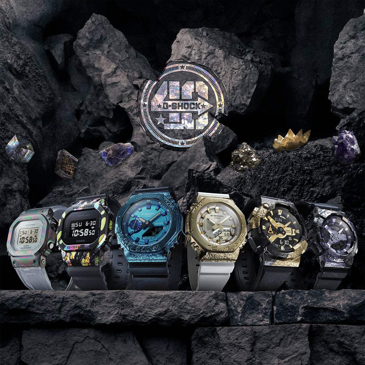 GM-S114GEM-1A2 Reloj G-Shock de hombre pulsera de caucho