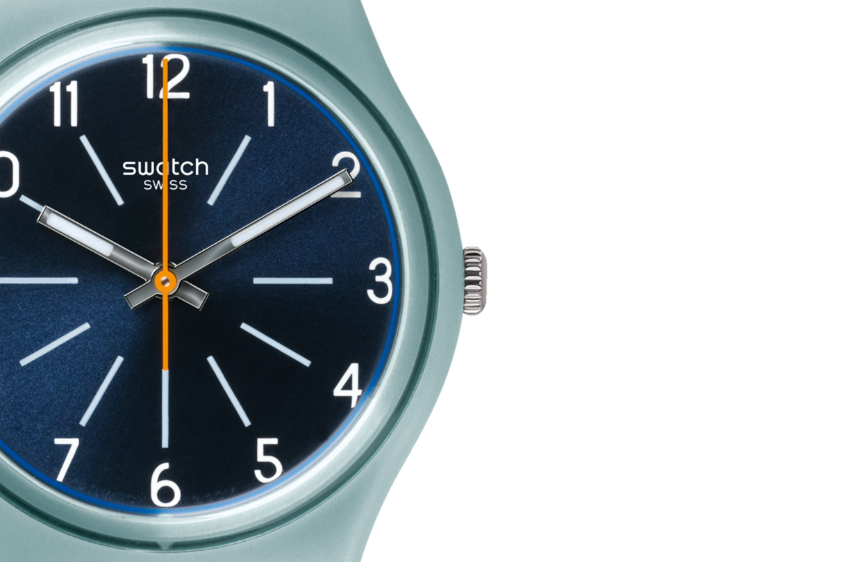 GM184 Swatch Blue Stitches de dama correa de piel